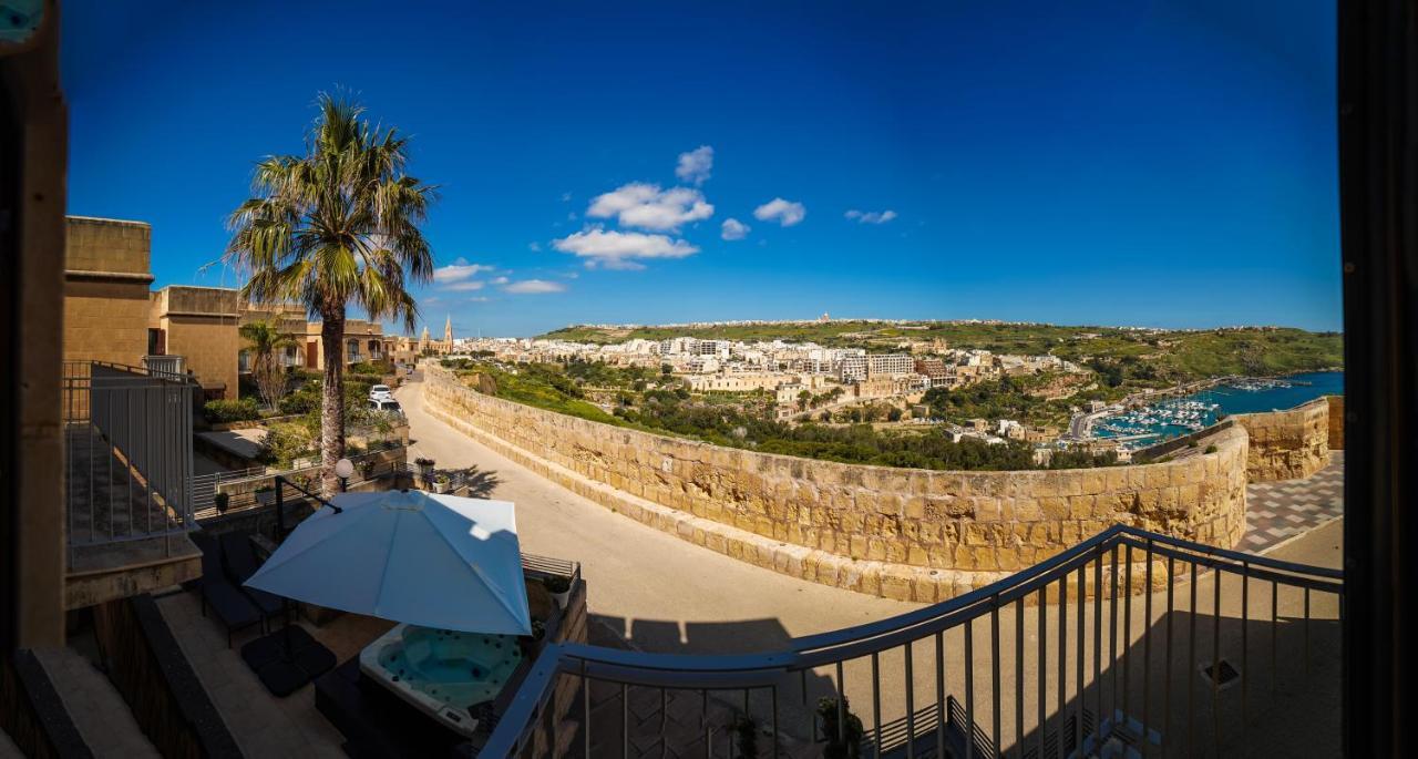 Harbour Views Duplex Maisonette With Jacuzzi Hot Tub Villa Mgarr Exterior foto