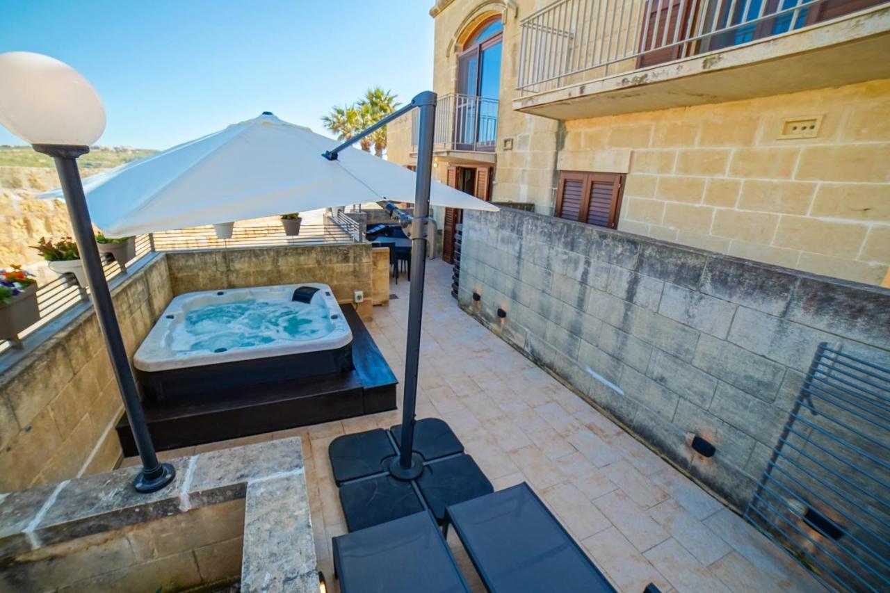 Harbour Views Duplex Maisonette With Jacuzzi Hot Tub Villa Mgarr Exterior foto